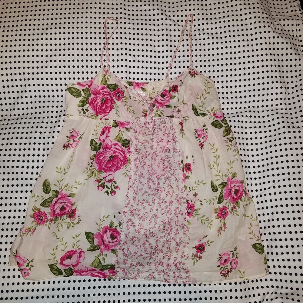 Floral tank top